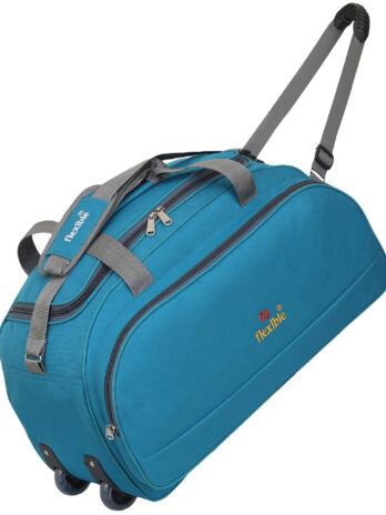 Flexible bags Duffel Bag | Luggage Bag | Travelling Bag Large Capacity with Smooth Two Wheels Waterproof Bag for Both Men and Women