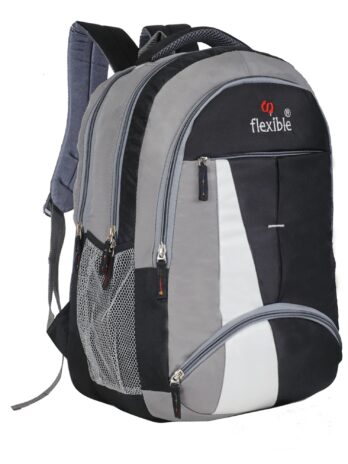 Flexible bags 40L Multi-Utility Laptop Backpack & Durable Travel/School/College/Office Bag with Padded Shoulder Straps, 3D Air Mesh Back, Multiple Compartments & Bottle Pocket | Unisex